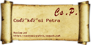 Csókási Petra névjegykártya